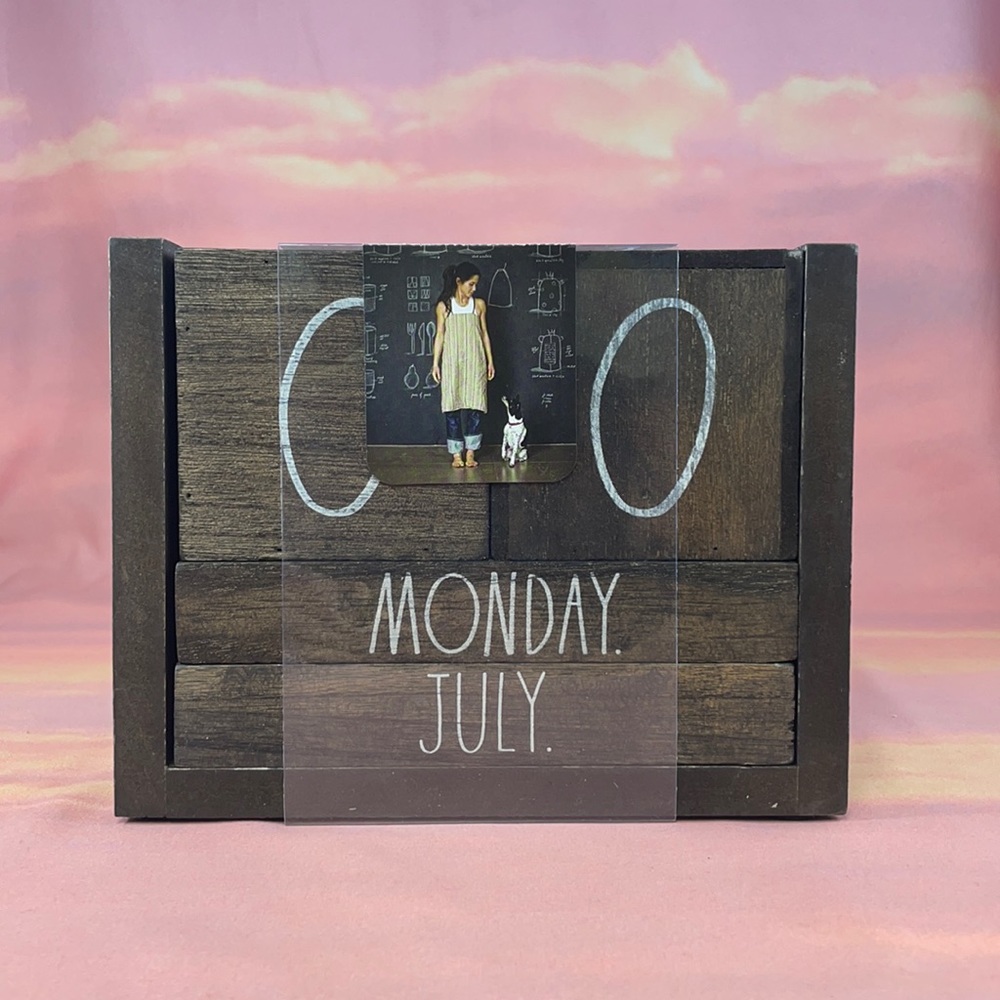 Rae Dunn Wooden calendar